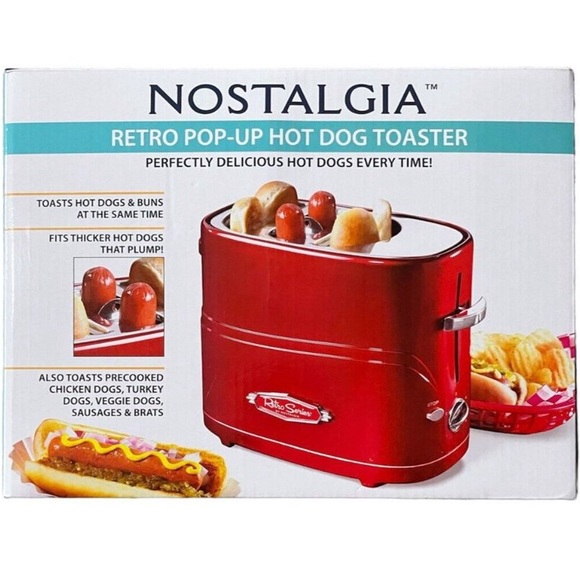 Nostalgia Kitchen Nostalgia Hot Dog Toaster Nwt Poshmark